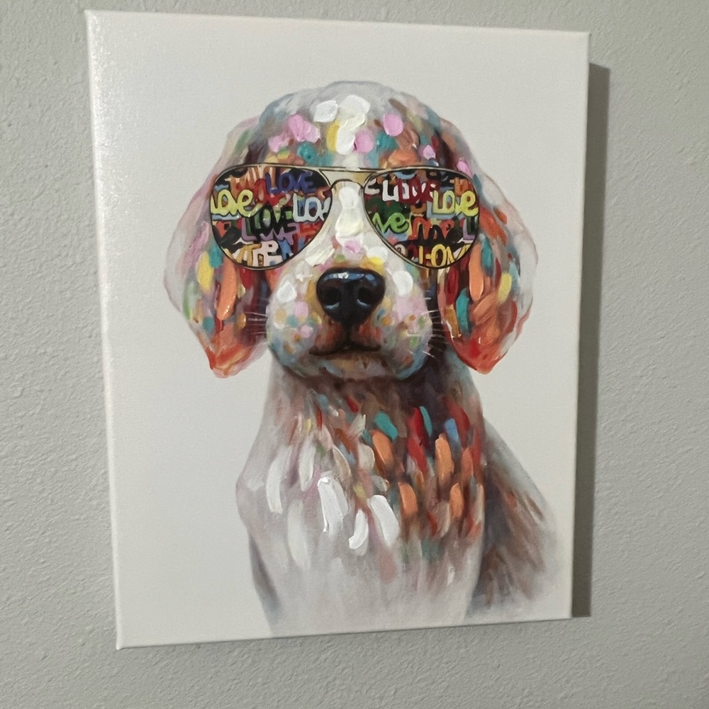 Cocker spaniel wall portrait